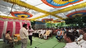 सिंदखेड पोलीस ठाण्यात नवरात्रोत्सवाच्या पार्श्वभूमीवर शांतता समितीची बैठक संपन्न